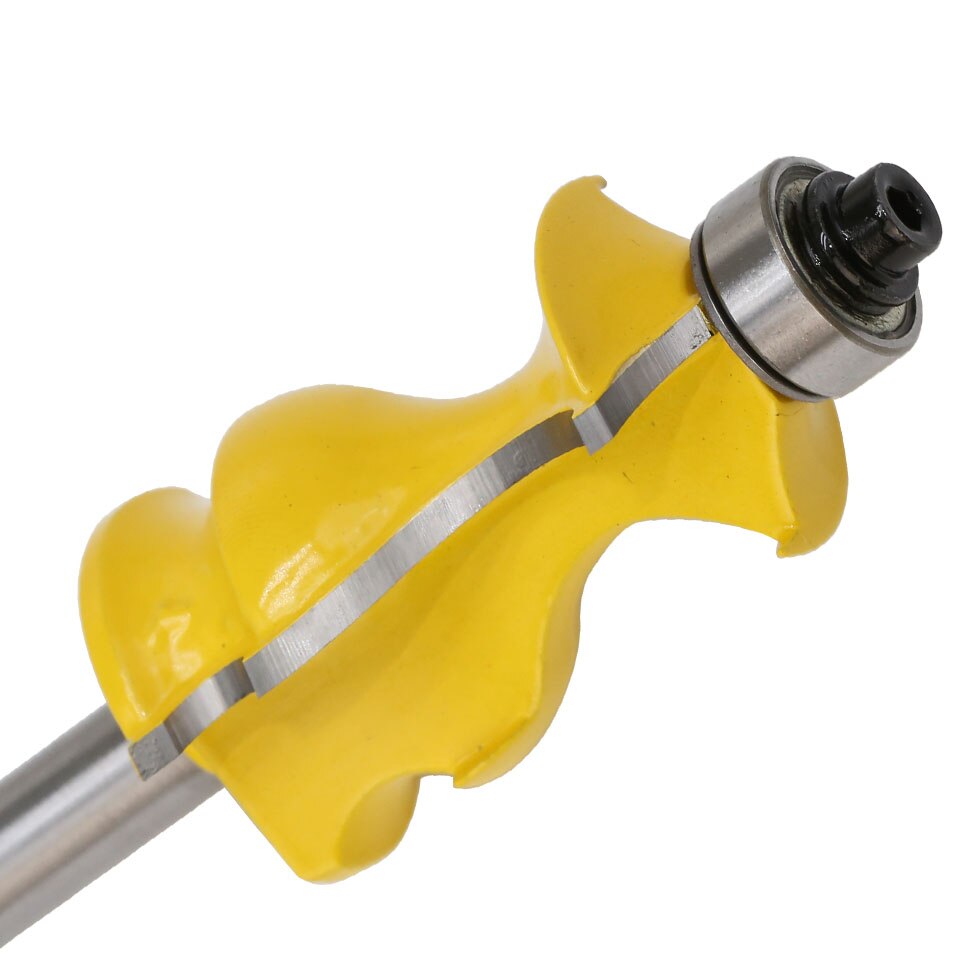 1pc 8mm- schachts vis leuning bit architectonische hardmetalen lijst frees trimmen hout frees voor houtbewerking