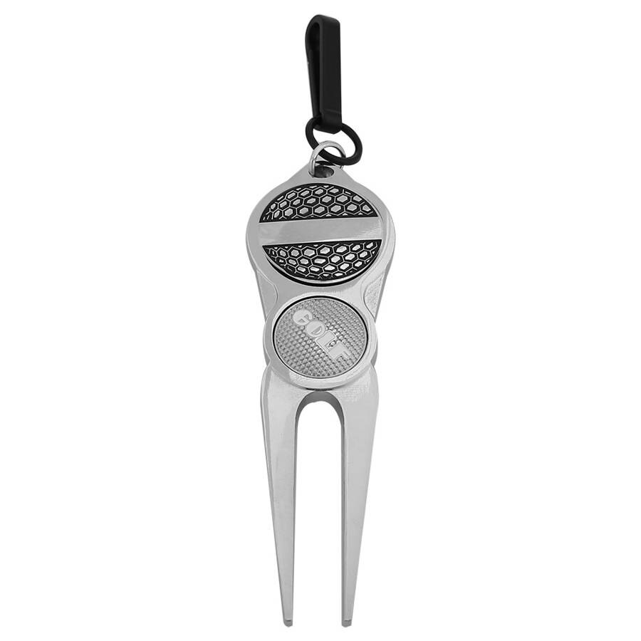Divot Repair Tool Portable Divot Tool Alloy Snowmobile Tool Putting Green Fork With Ball Marker Tool For Motte REPAIR