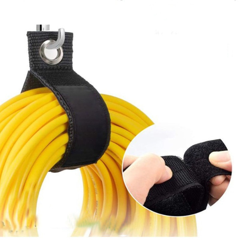 10Pcs Heavy Duty Verlengsnoer Kabel Slang Houder Organizer Opslag Riem Voor Kelder Garage Haak Kabel Slang Touw Wrap hanger