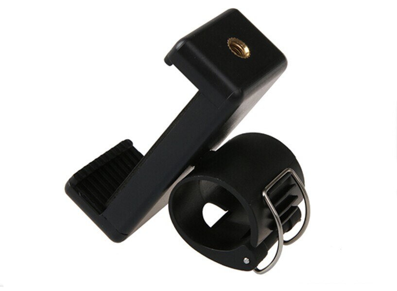 Auto selfie vara handheld extensível pólo monopé telefone titular adaptador para go pro herói 9 8 10 xiaomi yi 4k lite sjcam sj5000: Only Phone Holder