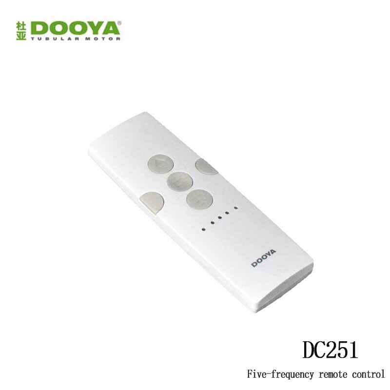 Dooya DC251 Vijf-Frequentie Controle Motor Afstandsbediening Voor Dooya Zonnebloem Aladdin Motor