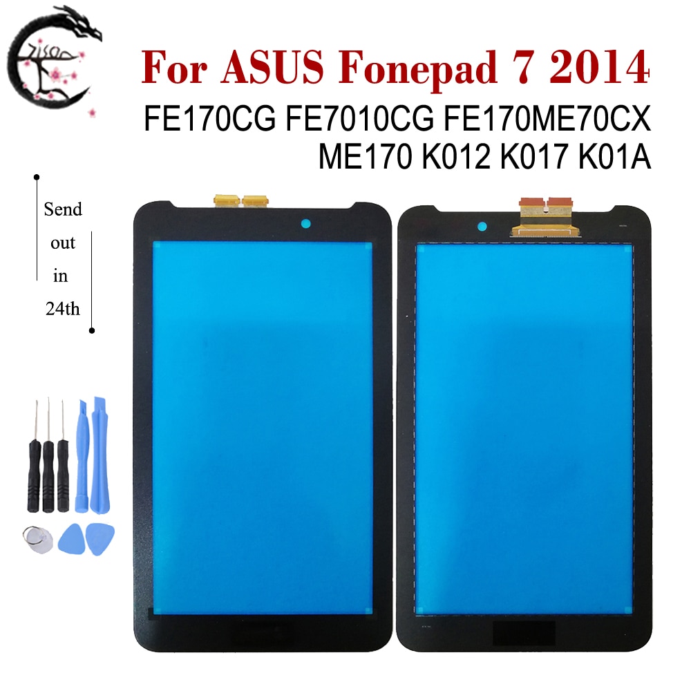 Tablet Touch Panel Voor Asus Fonepad 7 FE7010CG FE170CG FE170ME70CX ME170 K012 K017 K01A Touch Screen Digitizer + Flex kabel