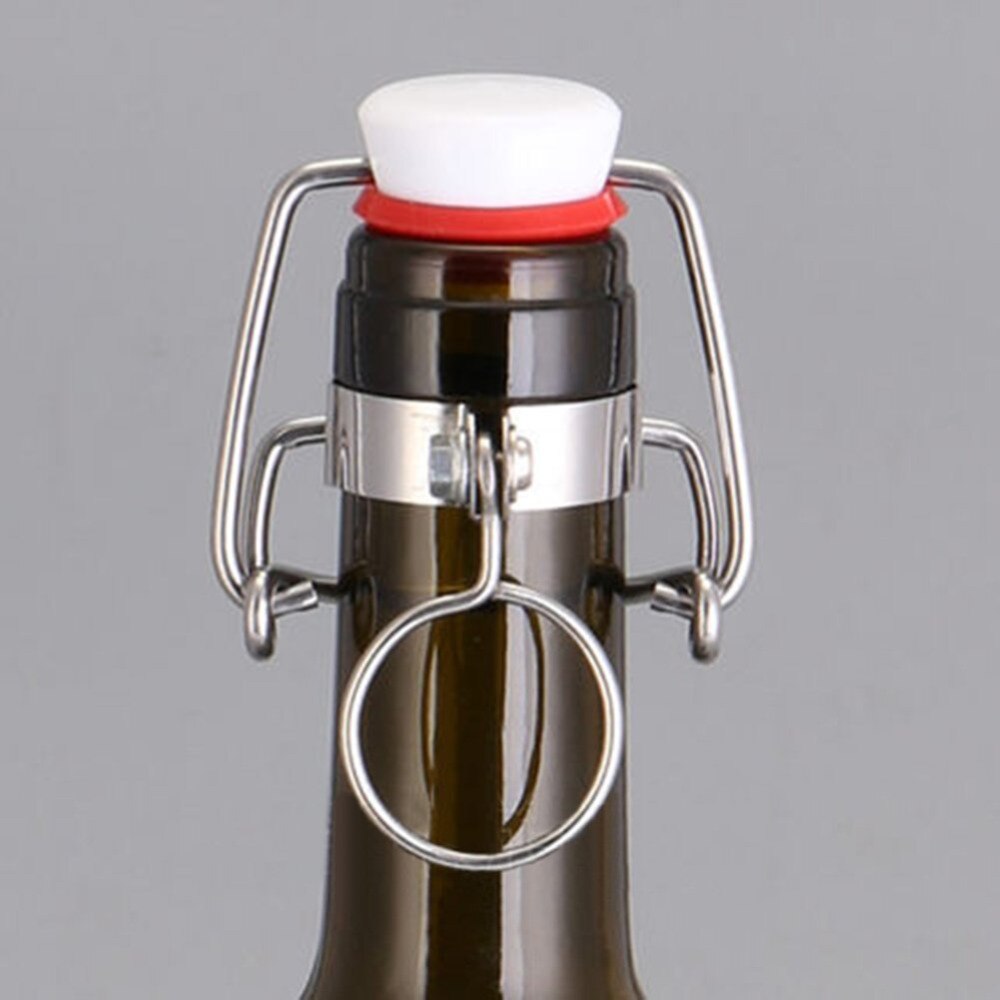 12PCS Ez Cap Flip Top Stopper Root Beer Bottles Replacement Swing Tops Homebrew Brewing Wine Stoppers