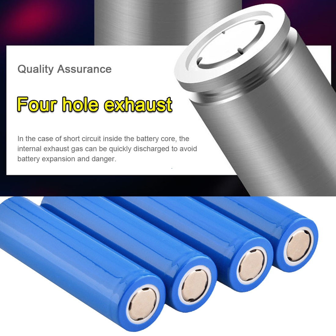 18650 Rechargeable battery Spare battery 3.7v 2200... Grandado