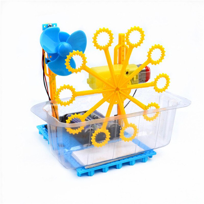 Small hammer STEAM DIY bubble blister robot machine education set student children science robot toy