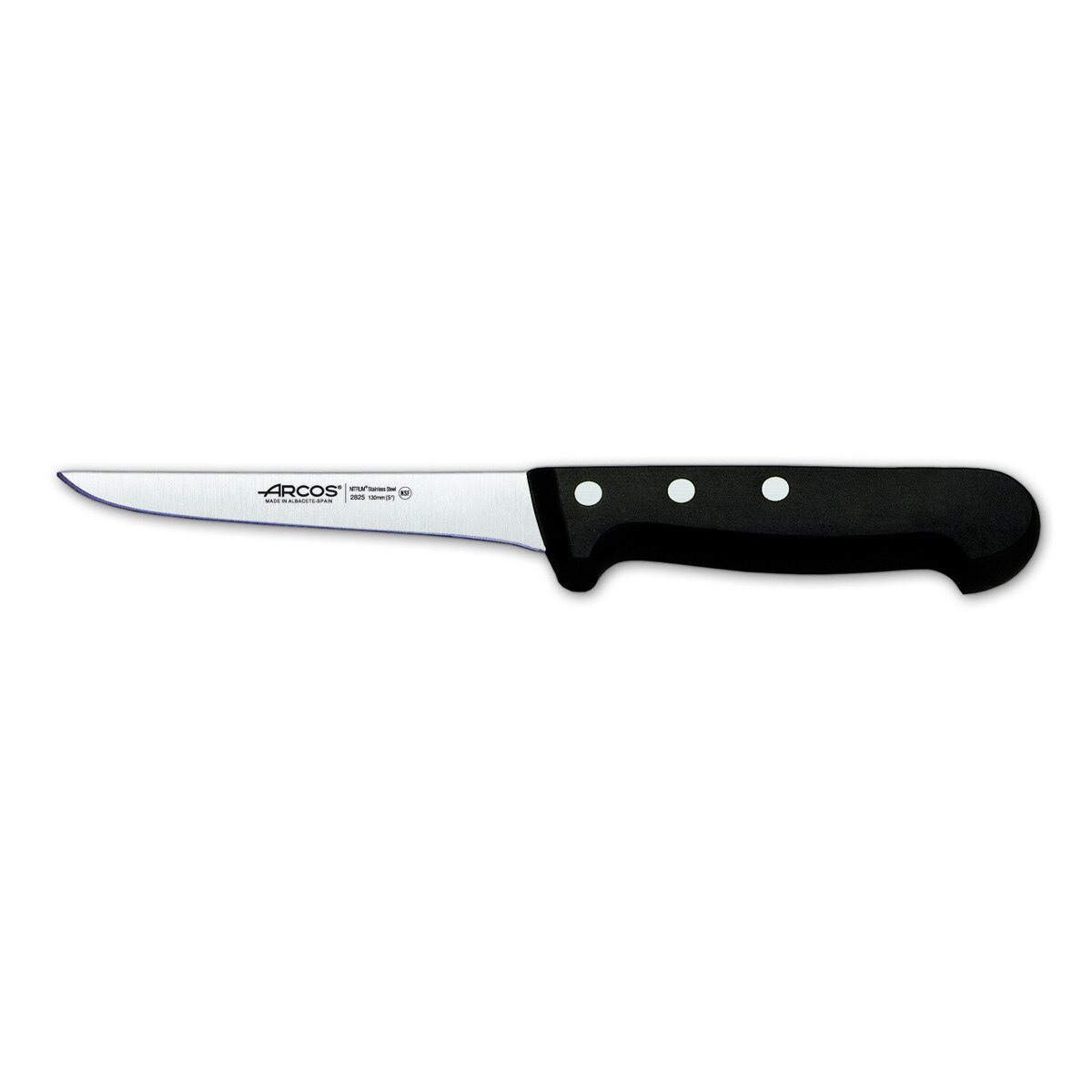 Universal arches Boner knife 282504 Nitrum steel, with polyoxymethylene handle and 13 cm blade in case