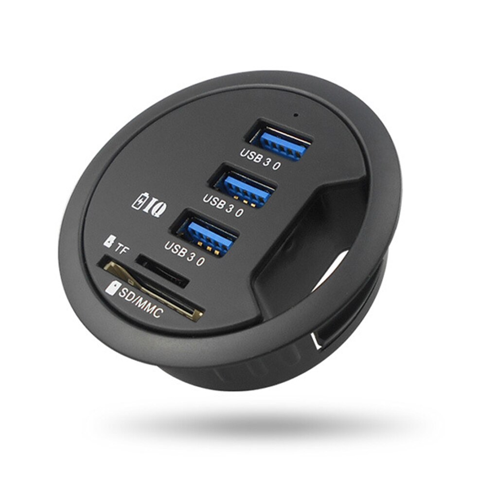 USB HUB USB3.0 Mount with Card Reader USB 2.0 3 Ports With SD/TF Headphone/Mircophone Adapter For PC/Tablet