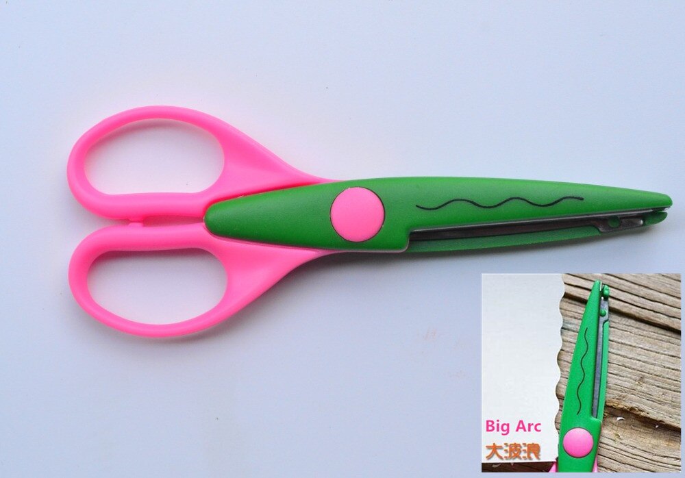 6 Inches Length Laciness Scissors for Photo Craft DIY Scrapbook Album Handicraft Handmade Paper Cutting Tool