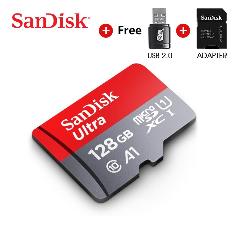 SanDisk Memory Card 200GB 128GB 64GB 98MB/S 32GB 16GB Micro sd card Class10 UHS-1 flash card Memory Microsd TF/SD Card