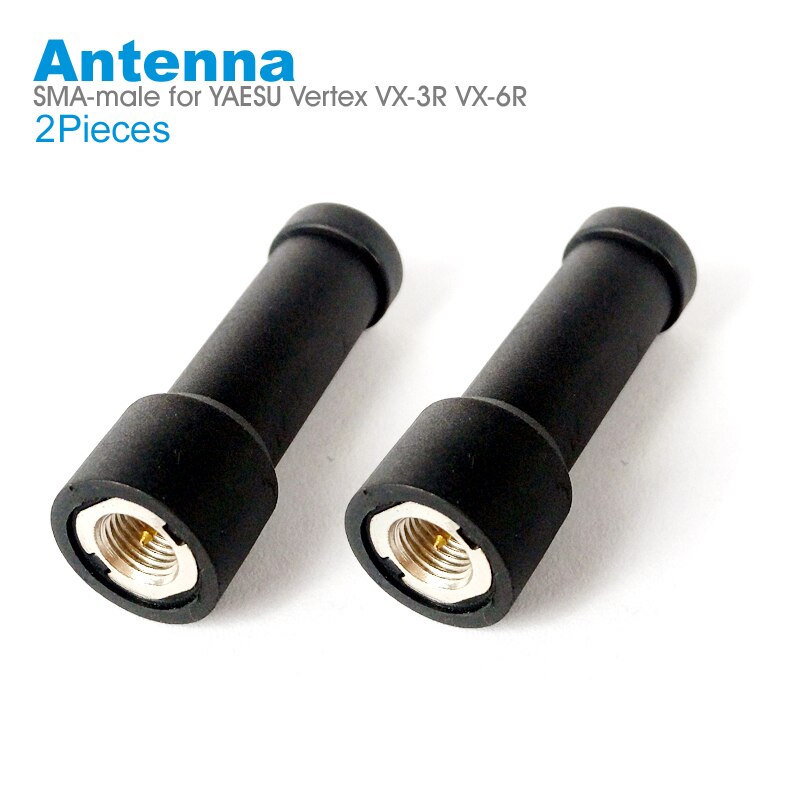 Mini Thumb Antenna for Walkie Talkie YAESU Vertex VX-3R VX-6R FT-60R VX-300 FT-250R PUXING PX-325 PX-333 TH-UVF9 Two Way Radio: 2Pieces