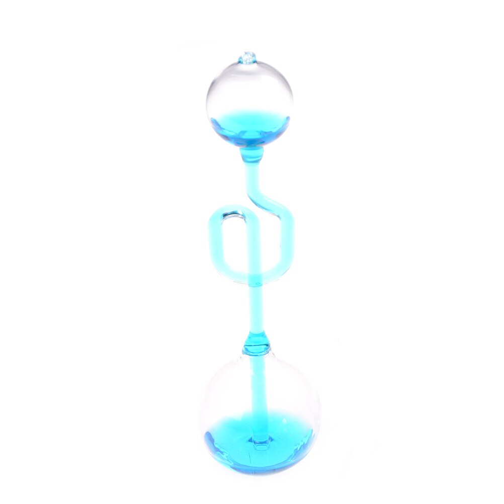 1 Uds. Amor medidor mano caldera termómetro espiral vidrio ciencia energía Museo juguete niños divertidos suministros: Azul