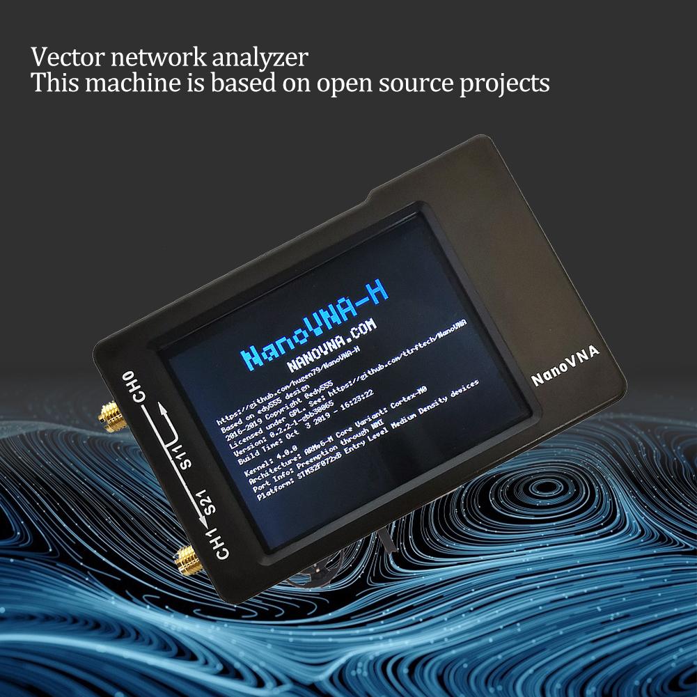 1pcs Digital Antenna Analyzer Digital Shortwave Antenna Meter Tester Nano VNA-H 50KHz-900MHz Vector Network MF HF VHF UHF
