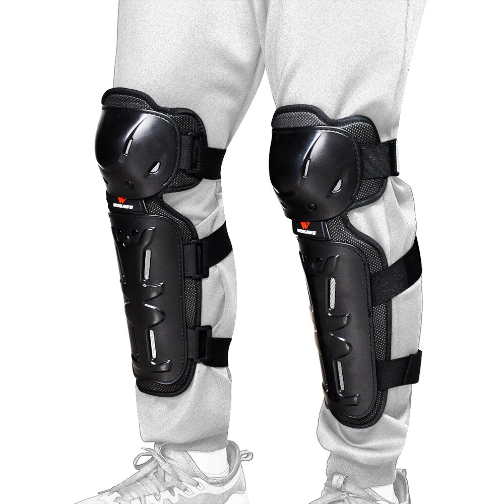 Genouillères Motocross WOSAWE - Protection VTT/ATV, Taille Unique Neuve