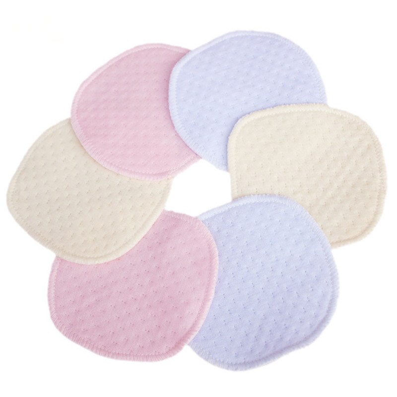 10Pcs 5Pairs Reusable Soft Cotton Absorbent Mom Mother Spill Prevention Breast Feeding Nursing Pads Bra Breast Feeding Washable