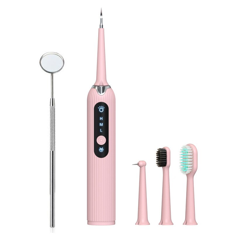 Electric Ultrasonic Vibration Tooth Calculus Remover Sonic Dental Scaler Tooth Stains Tartar Plaque Teeth Cleaner Oral Hygiene: 04