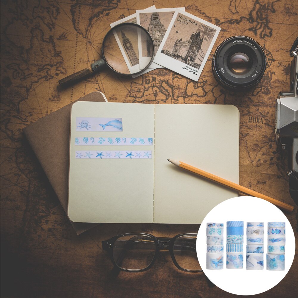 20Pcs Diy Decoratieve Tape Set Dagboek Plakboek Afdrukken Tapes Tapes