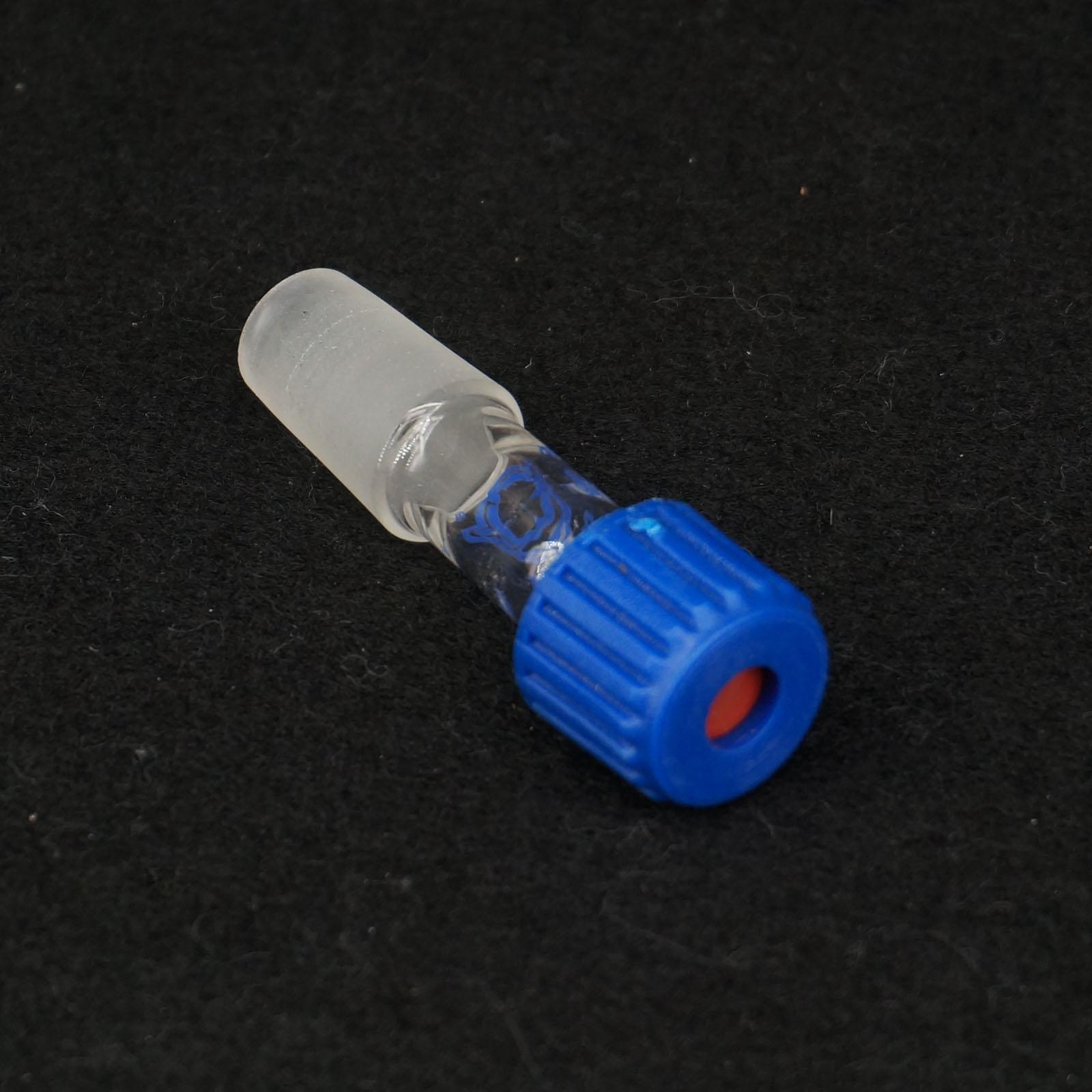 14/23 Stopper Ground Joint Lab Glass Bushing Thermometer Adapter With Screw Cap