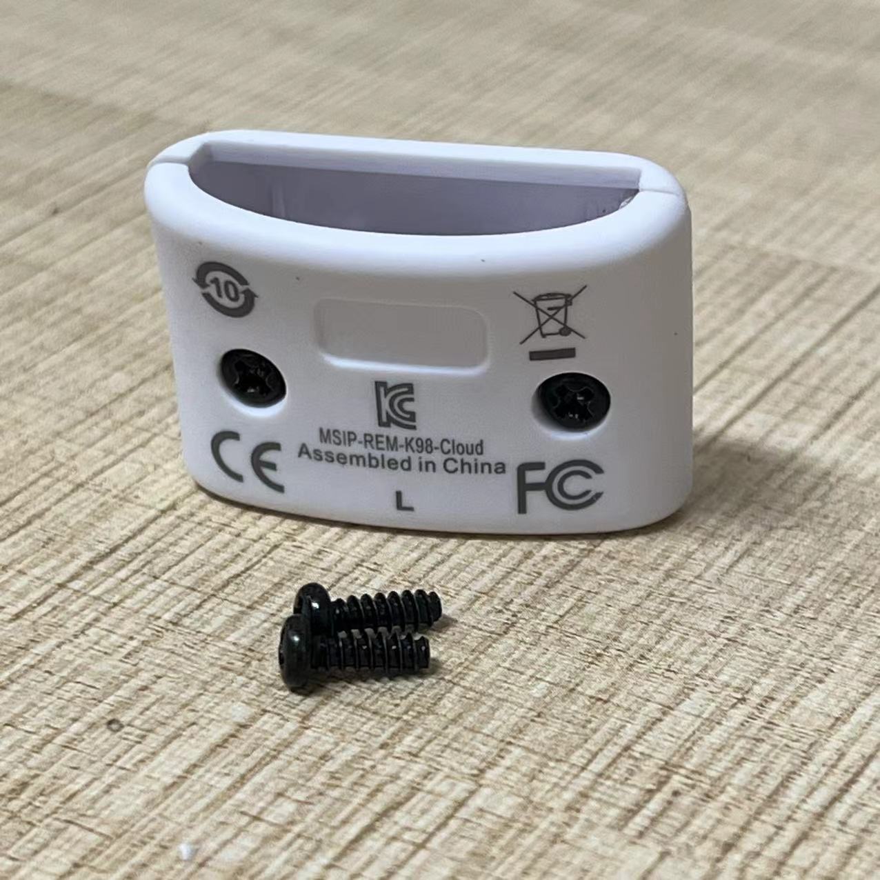 Fivela de dobradiça de plástico para hyperx cloud core dts/pode prata/pode ii, peças de reposição para fones de ouvido com fio: Branco
