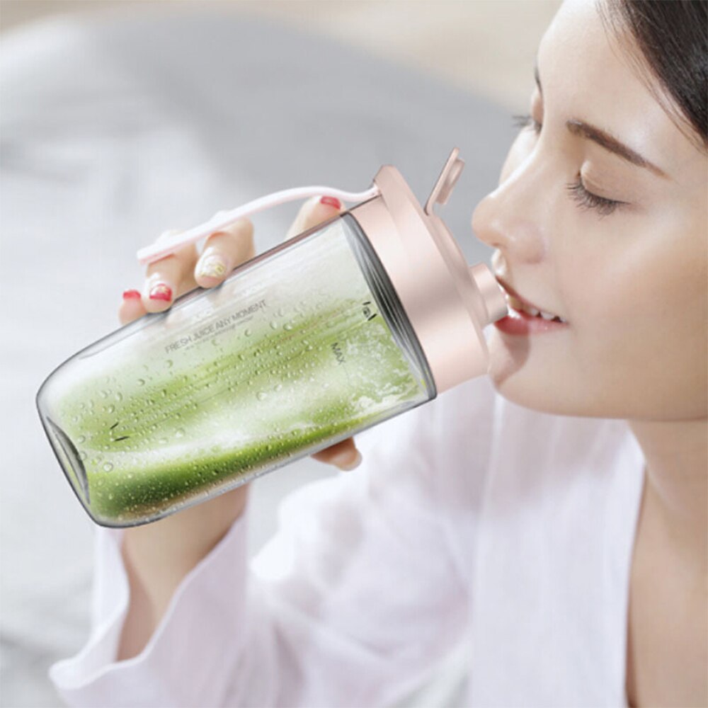 Xiaomi Deerma Electric Juicer 400ML Portable Blender Wireless Automatic Multipurpose USB Rechargable Mini Juice Cup Cut Mixer