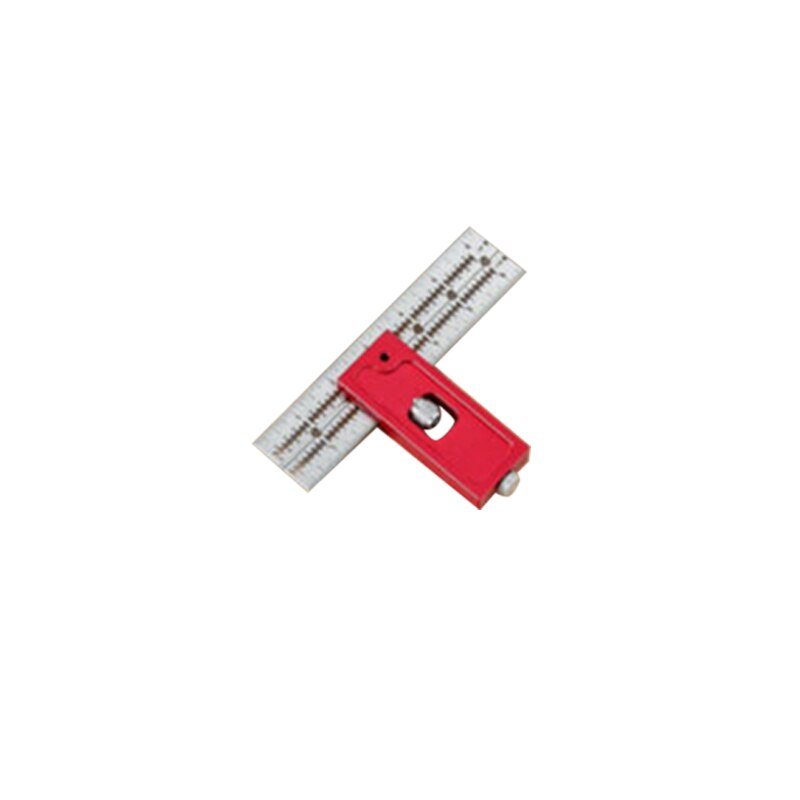 1pc Adjustable Sliding Woodworking Caliper Multifunction T-type Hole Ruler Scribing Marking Line Gauge Measuring Tool: Right angle 15cm