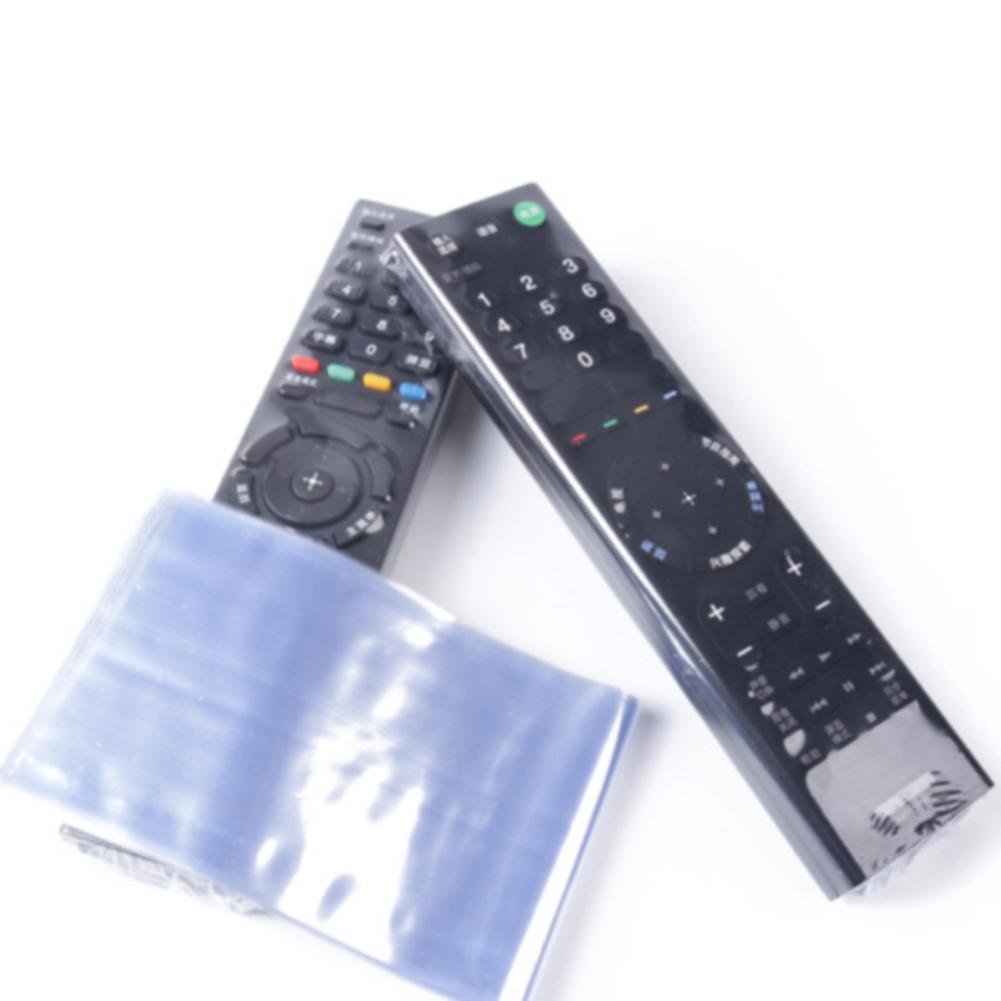 5/ 10PCS Clear Shrink Film TV Remote Control Case Cover Air Condition Remote Control Protective Anti-dust Bag Covers