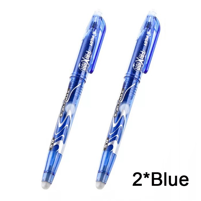 Pilot Frixion LFB-20EF-B Colors Erasable Marker Gel Ink Pen Medium Tip 0.5 mm for Elfinbook [More option]: 2 Blue