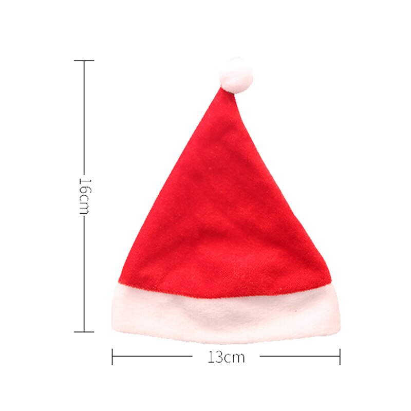 1pc mini nukkaa santa claus hattu christmas xmas apple top topper sisustus