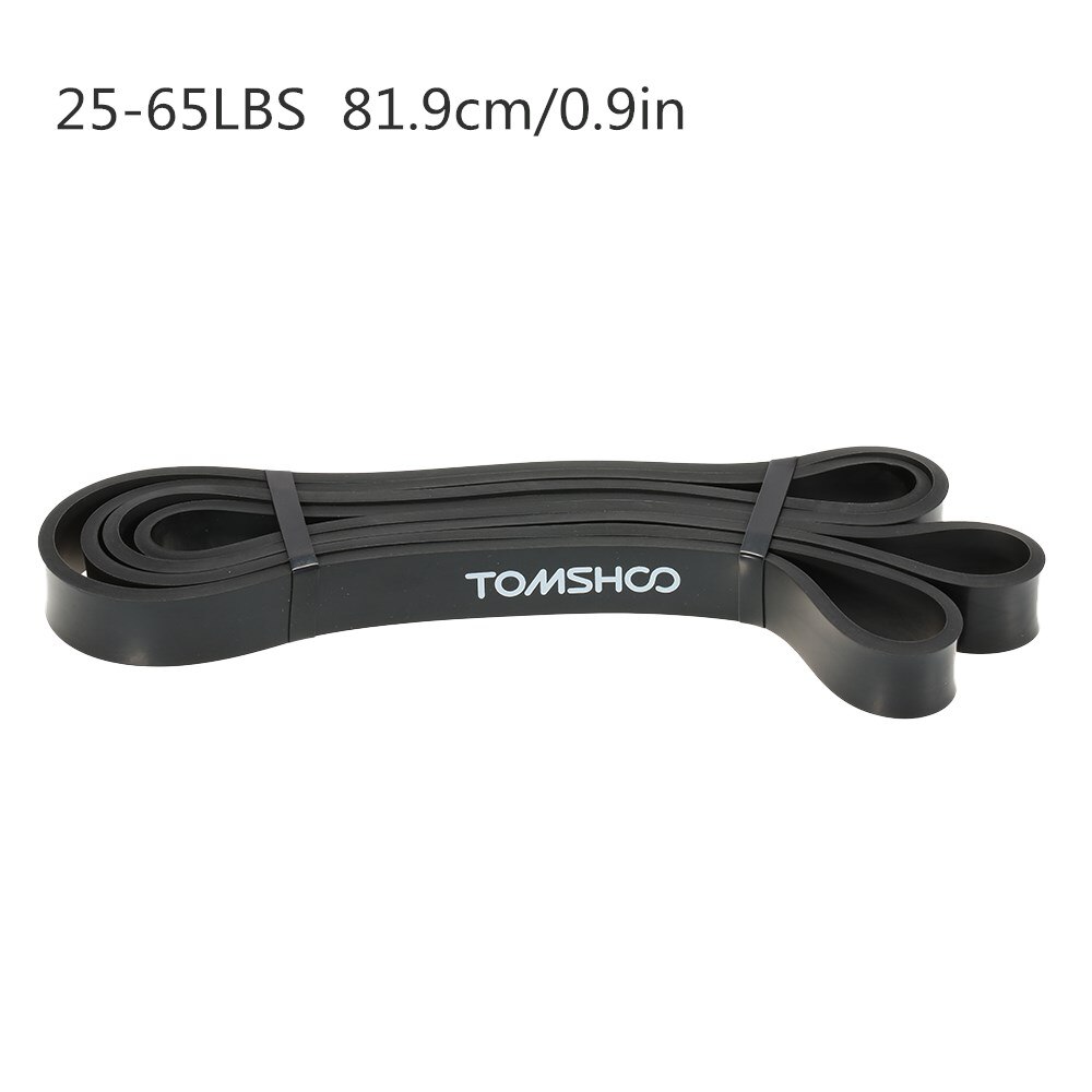 TOMSHOO Resistance Band Set Gym Strength Training Rubber Loops Band Workout Fintess Exercise Bands Door Anchor Ankle Strap: Resistance Band 6