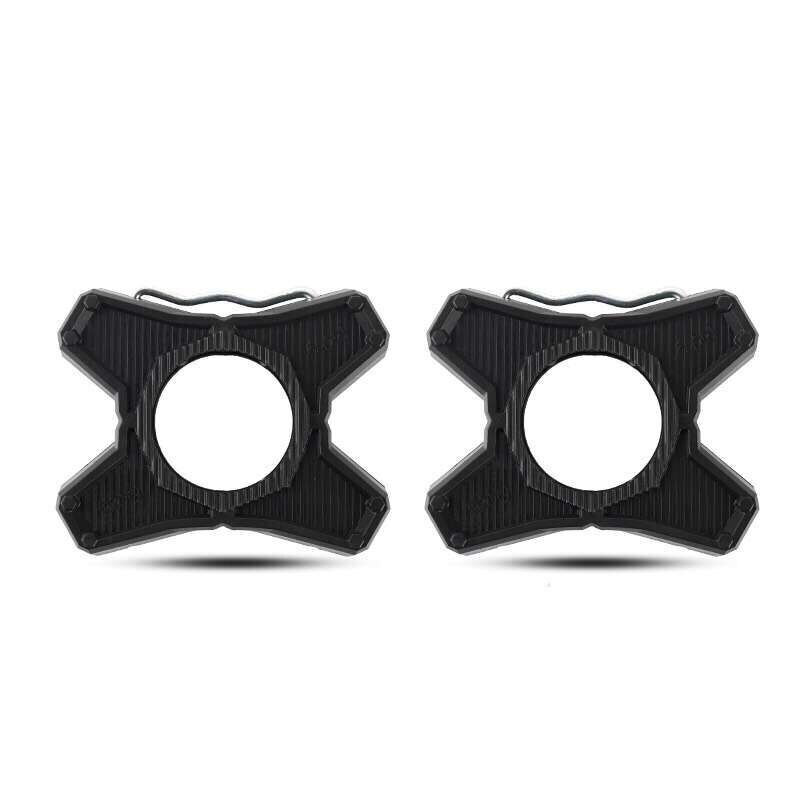 ABS alliage paire de vélo pédales support plat convertisseur pour Speedplay zéro pédales adaptateur vélo route vélo pédale pièces: black