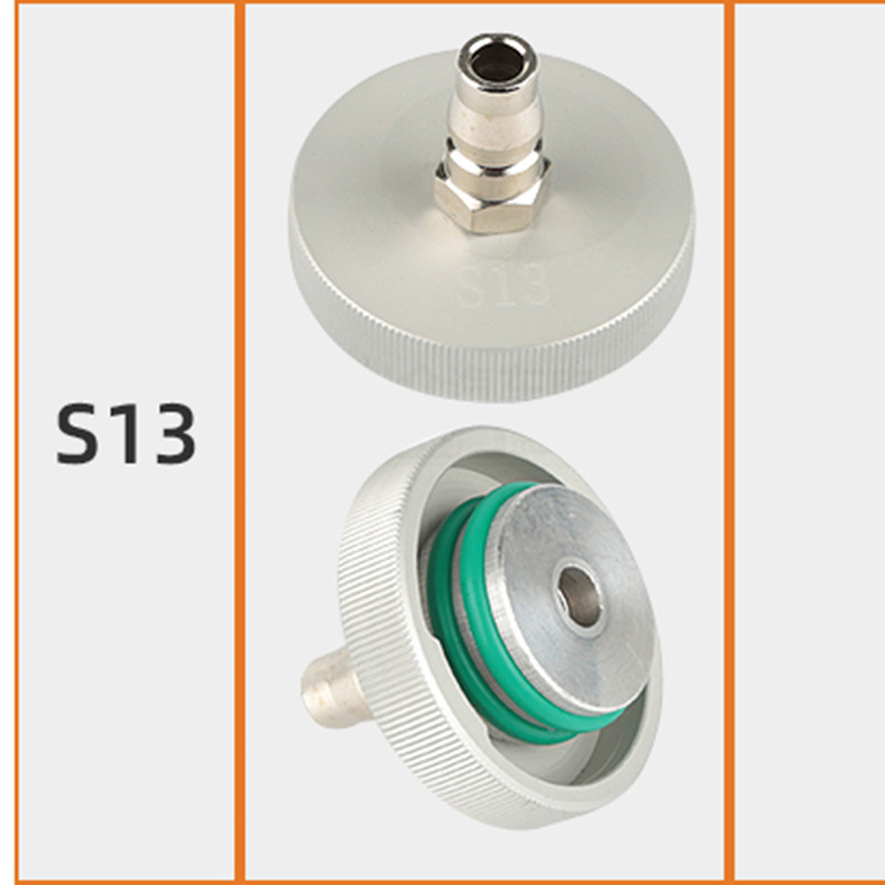 1 stk. bilbremseolieskifter specialstik elektrisk trykvæske komplet sæt metal specialværktøj ferramentas automotive: Gul