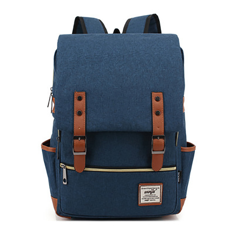 Zakelijke Laptop Rugzakken Casual Daypacks Outdoor Rugzak Schooltas Mannen Vrouwen Reizen Backpack Past tot 15.6Inch Macbook: Deep Blue