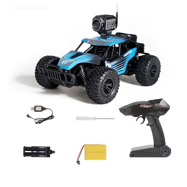 1:12 elettrico 2.4G RC Rock Crawler Auto Giocattolo di Controllo A Distanza di 25km/h Su La Radio con Telecamera Controllata drive Off-Road Giocattoli: SkyBlue with Camera