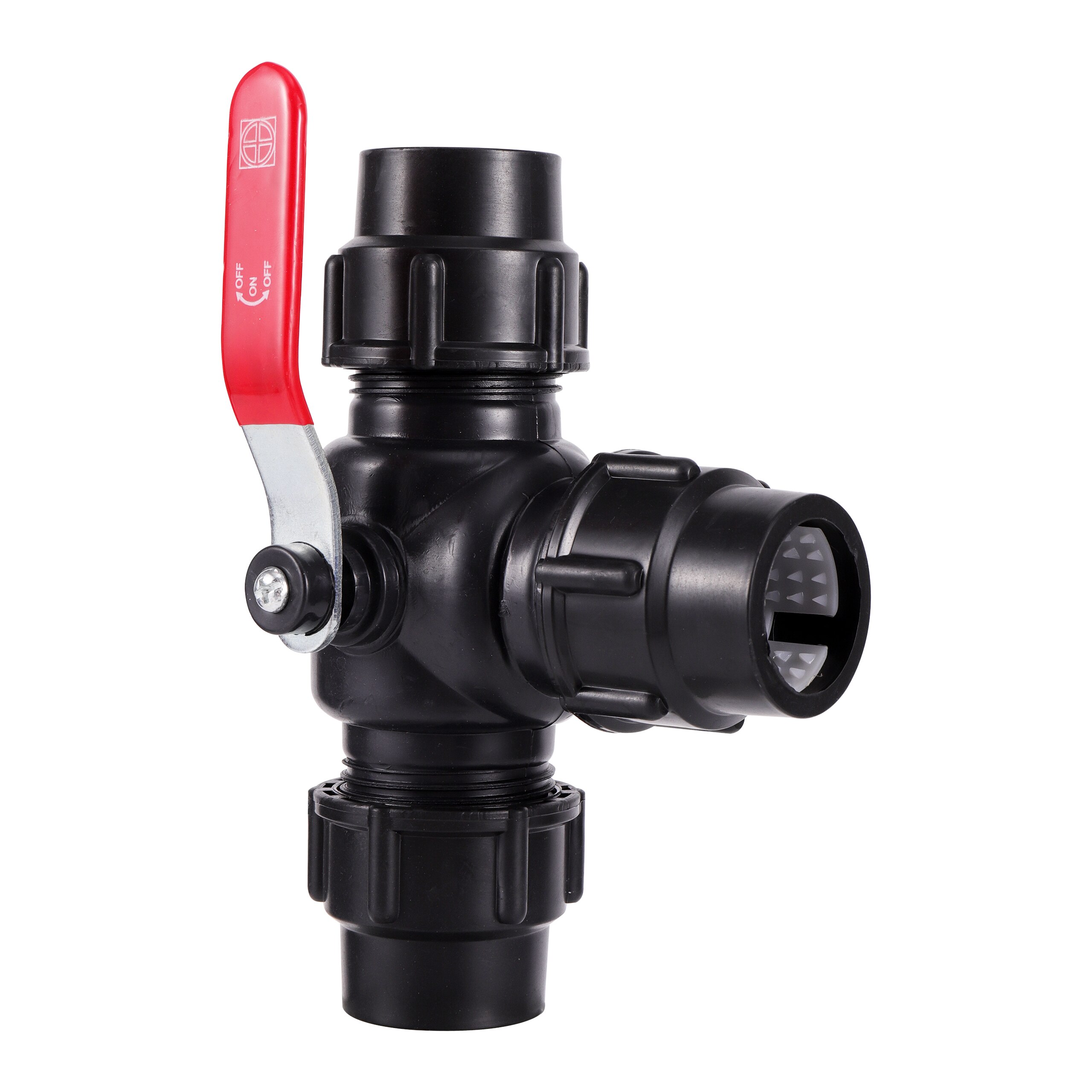 20mm PE Pipe Quick Connector Black Straight Tee Cross Elbow End Cap Joint Water Controll Valve Garden Irrigation Pipe Fittings