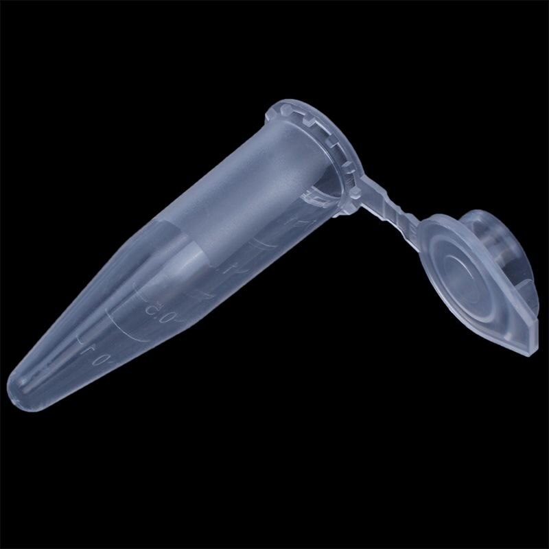 25 stk x plastikrør plastcentrifugerør af laboratoriegennemsigtigt centrifugerør med skala 1.5ml