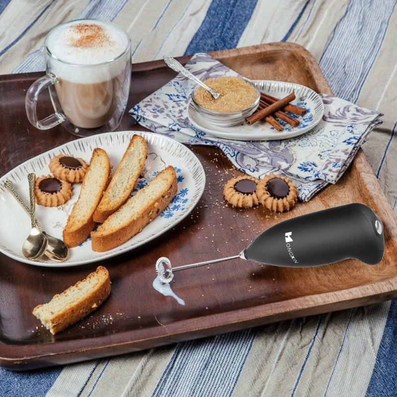 Milk Frother Handheld Electric Foamer Coffee Maker Egg Beater Egg Mixer Egg Stirrer Mini Egg Whisk Blender Kitchen Accessories