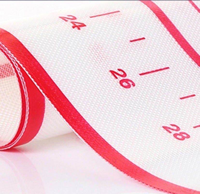 Tapis de cuisson en Silicone avec tampon de pâte à rouler à l'échelle tapis de pâte à pétrir revêtement de four à pâtisserie antiadhésif 60*40/40*30cm