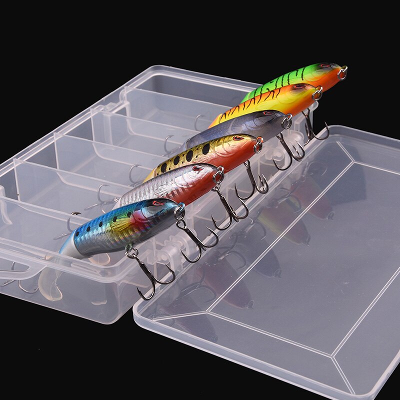 6 pz con scatola Whopper Plopper 100Mm 13G galleggiante per richiamo di pesca artificiale esca dura Wobbler coda rotante attrezzatura da pesca