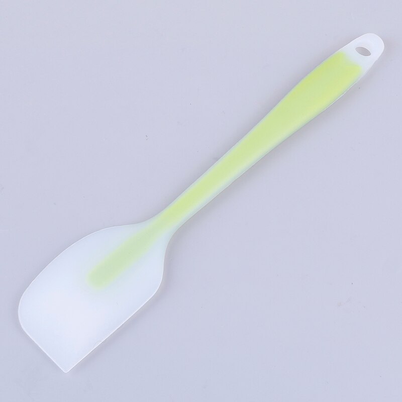1pc Heat Resistant Non-stick Silicone Spatula Spoon Cooking Kitchen Cake Scraper Green | Pink | Blue: green