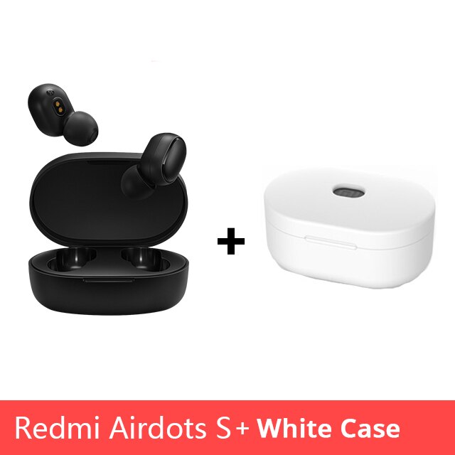 Original Xiaomi Redmi Airdots 2 TWS Wireless Earphone Earbuds Voice Control Bluetooth 5.0 Noise Reduction Tap AI Control: Airdots S n White