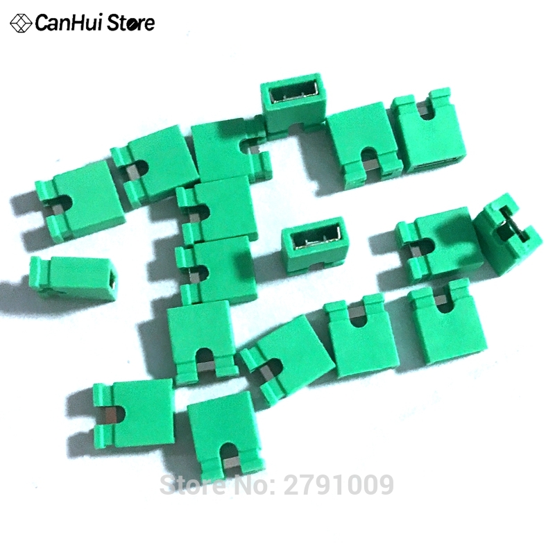 600 STKS 6 Kleur Elke 100 STKS Connector cap 2.54mm Standaard Circuit Board Jumper Cap Shunts Short Circuit Cap korte Verbinding Blok