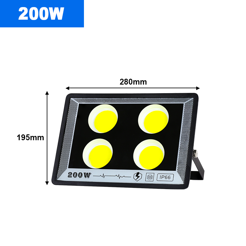 LED-schijnwerpers AC 220V 50W 100W 200W 300W 400W 500W Hoge Heldere Spotlight LED-straatlantaarn Waterdicht IP66 Voor Buitentuin