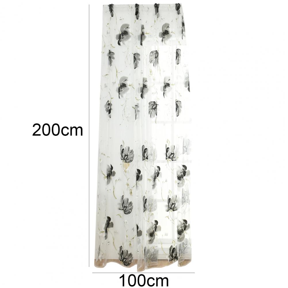 Cortinas para sala de estar, puerta de la cocina y el dormitorio, decoración de hogar para ventana, 1 Panel/Uds.