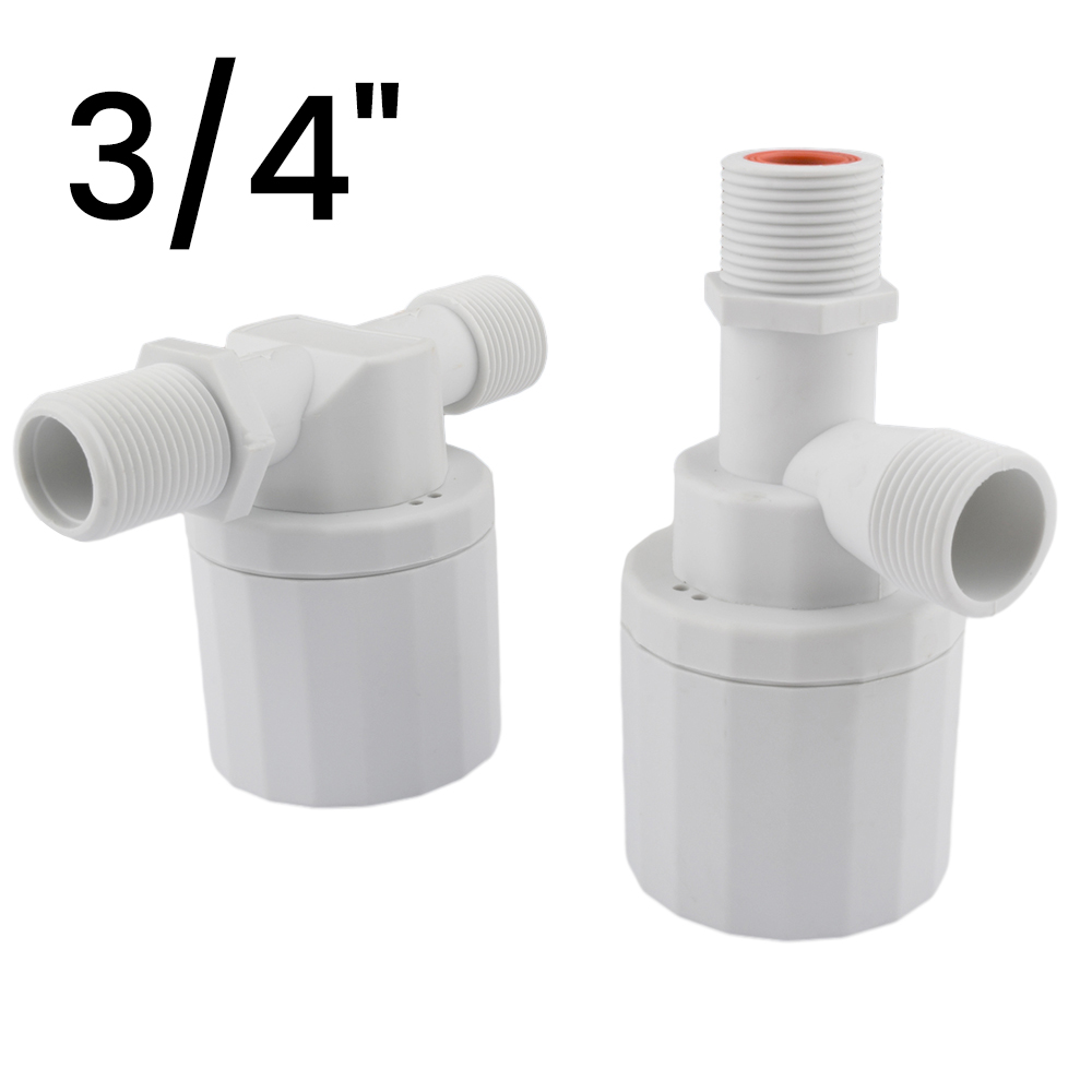 Float Valve Automatic Water Stop And Automatic Water Make-up Controller Water level water tank controller ball valve switch: Beige / Bundle2