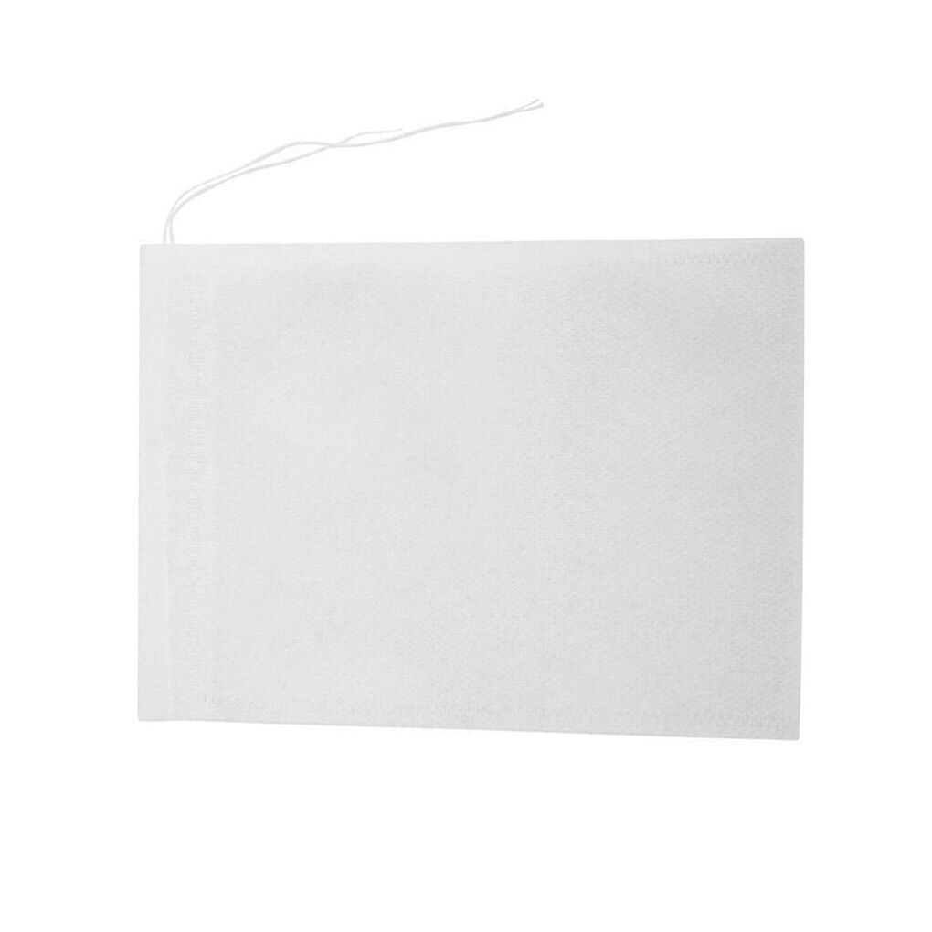100pcs/set Tea Bag Empty Loose Tea Leaf Pouch Drawstring Fabric Herb Holder DIY Drink Filter Bag fabric tea bag empty tea bag: 5.5x7cm
