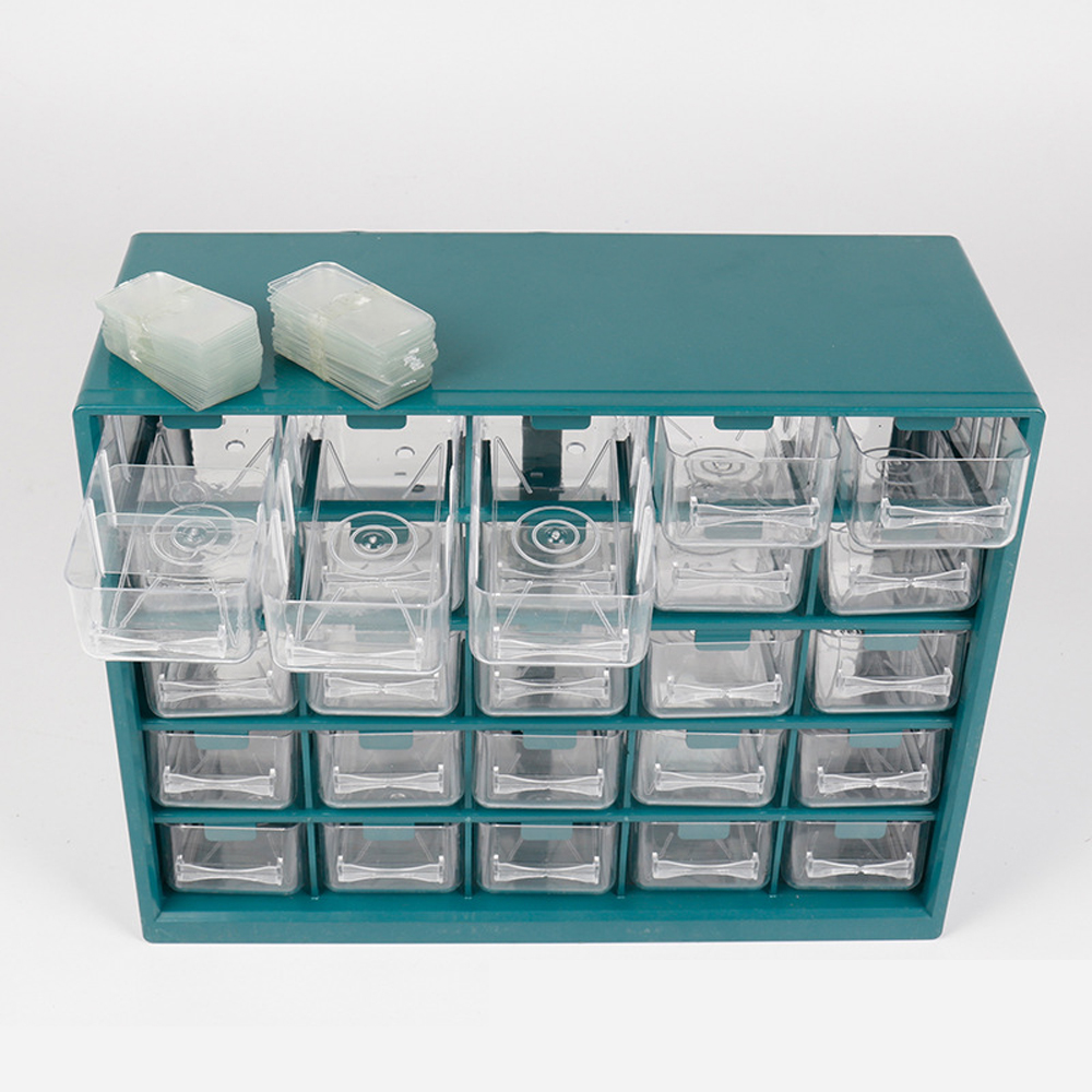 25 Grid Drawer Parts Tool Box Wall-mounted Screw Tool Parts Classification Component Plastic Hand Tool Drawer Storage Organizer