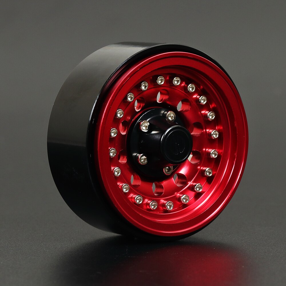 Metallo 1.9 "Morsetto Anello Beadlock Wheels Rim CNC Anodizzato per 1/10 RC Crawler Axial SCX10 CAPRA WRAITH Traxxas TRX4 TRX6 RGT 86100: 1pcs Red