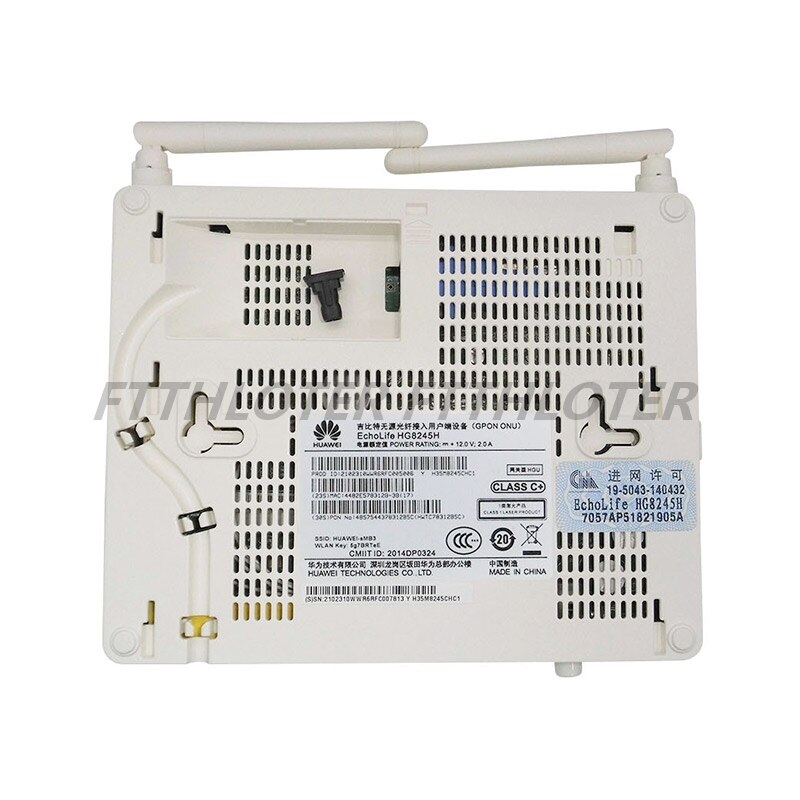 Original Neue HG8245H GPON ONU ONT 4GE + 2 STIMME + WIFI 5DBI Englisch Firmware Schluck Verdrahtete Termina Gpon UN englisch Ausführung