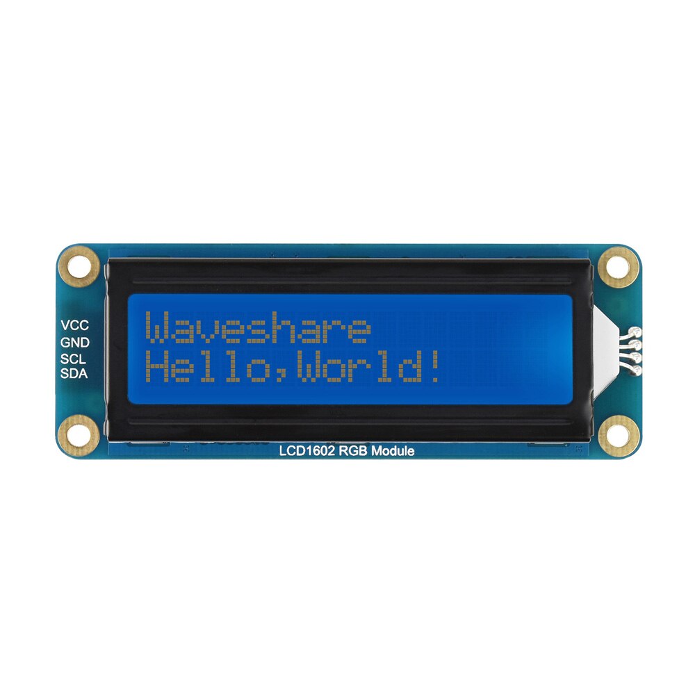 Lcd 1602 Rgb Module, 16X2 Tekens Lcd, Rgb Backlight, 3.3V/5V, i2C Bus