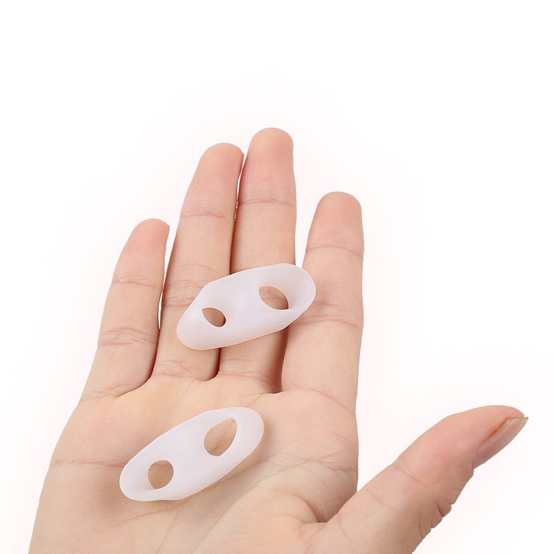5Paare Zehe Bahre Kleinen Daumen Silikon Zehe Ballen Schutz Schutz Pedikübetreffend Gel Hallux Valgus Korrektor Zehe Finger Separatoren