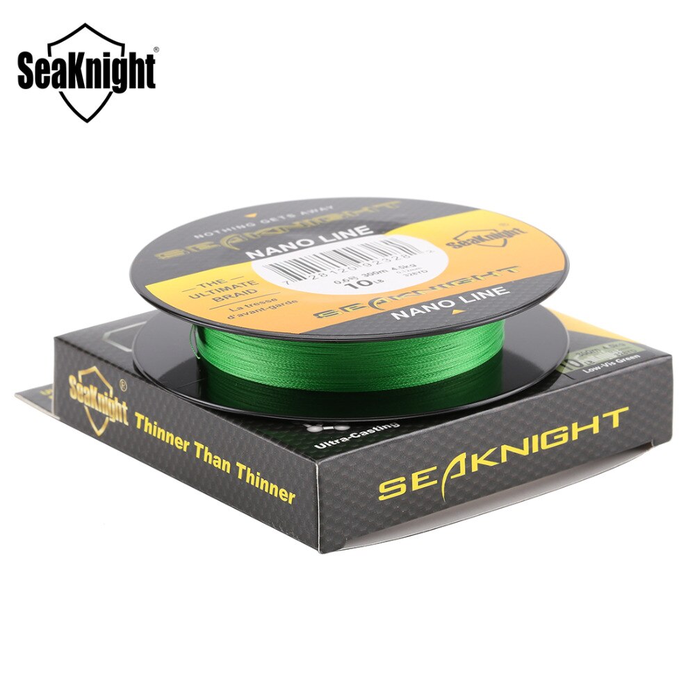 Seaknight NANO 300 m 4 strands stranded fishing lines PE multifilament fishing line 4lb 6lb 8lb 10lb diameter 0.07-0.12mm